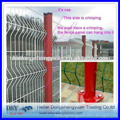 have a stock 3 folds curvy green welded wire mesh fence for sale (direct manufacture)